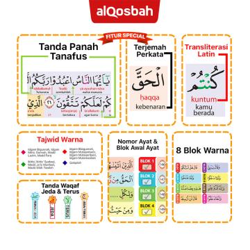 Al-Quran Hafazan Tahfiz Tanafus Perkata Latin (Size A5)