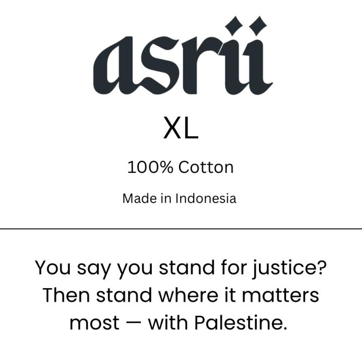 Kaos Palestina teks Arab