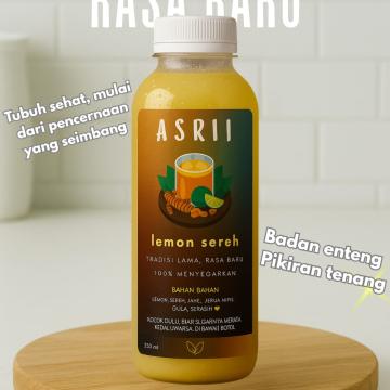Jamu Lemon Sereh Siap Minum 250 ML