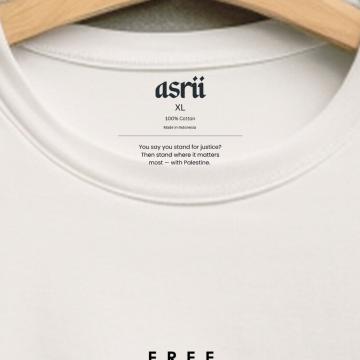 Kaos Free Palestine Series (Putih)