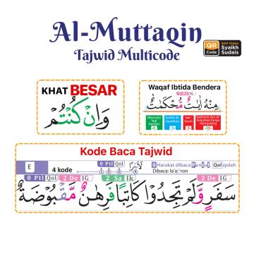 Al-Qur'an Al-Muttaqin Tajwid Multikode (Size A4)