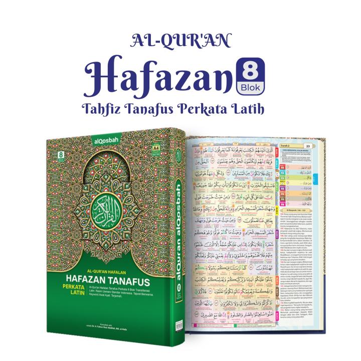 Al-Quran Hafazan Tahfiz Tanafus Perkata Latin (Size A5)